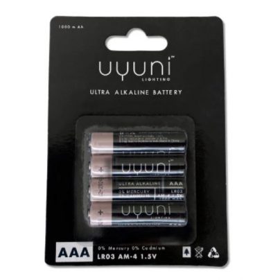 Uyuni Lighting Batteri 4pk AAA