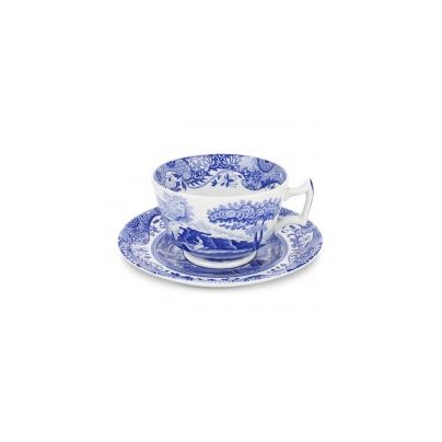 BLUE ITALIAN FROKOSTKOPP 0,3L OVER/UNDER SPODE