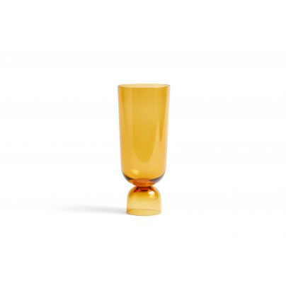 Hay Bottoms Up Vase Amber