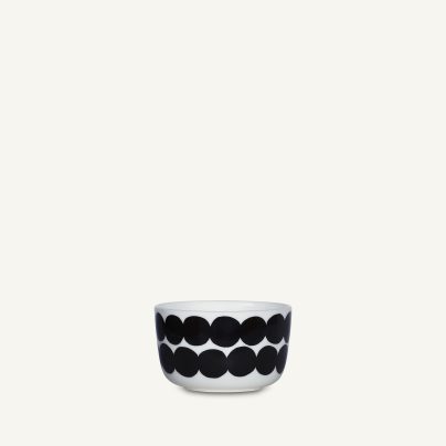 AW2015 SIIRTOLAPUUTARHA BOLLE 2,5DL HVIT/SORT MARIMEKKO