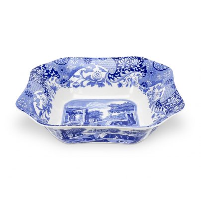 BLUE ITALIAN SALATSKÅL 23,5CM FIRK. SPODE