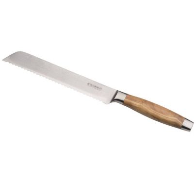 BRØDKNIV M/OLIVENTRESKAFT 20CM LE CREUSET